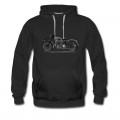 Men's Vintage Triumph twin Hoodie