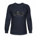 Men's Vintage Triumph twin Long T-Shirt