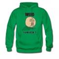 Men's weed_y_u_no_legal Hoodie