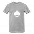 Men's White Used Ace of Spade T-Shirt