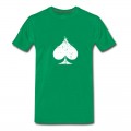 Men's White Used Ace of Spade T-Shirt