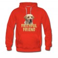 Men's Yellow Lab Faithful Friend Hoodie