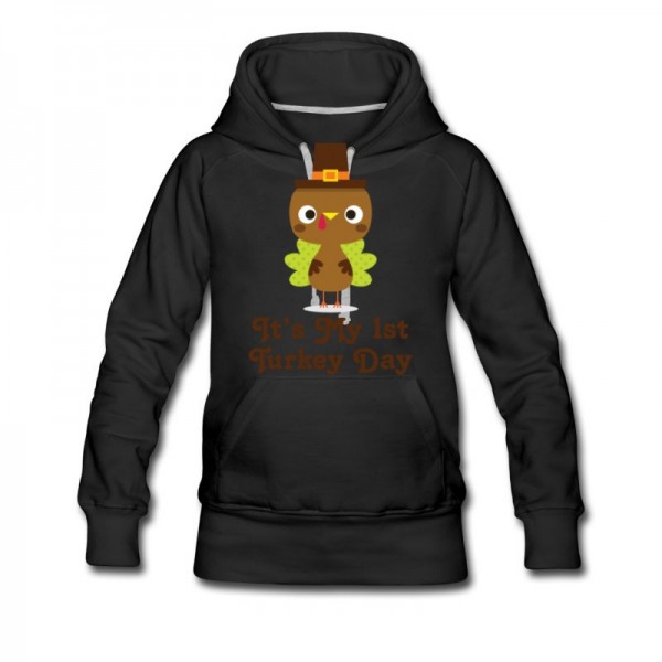 Women's 1st Thanksgiving Turkey Hoodie