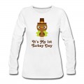 Women's 1st Thanksgiving Turkey Long T-Shirt