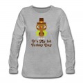 Women's 1st Thanksgiving Turkey Long T-Shirt