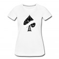 Women's Ace of Spades floral tribal banner spade EMPTY T-Shirt