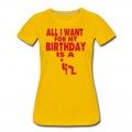 Women's ALL I WANT FOR MY BIRTHDAY IS A BLOWJOB T-Shirt