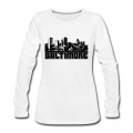 Women's Baltimore Skyline Long T-Shirt