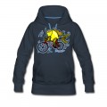 Women's Bicycle Fish , By FabSpark Hoodie