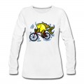 Women's Bicycle Fish , By FabSpark Long T-Shirt