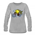 Women's Bicycle Fish , By FabSpark Long T-Shirt