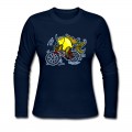 Women's Bicycle Fish , By FabSpark Long T-Shirt