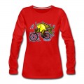 Women's Bicycle Fish , By FabSpark Long T-Shirt