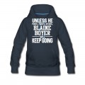 Women's Blaine Boyer Keeps On Going Unless Arizona Baseball Hoodie