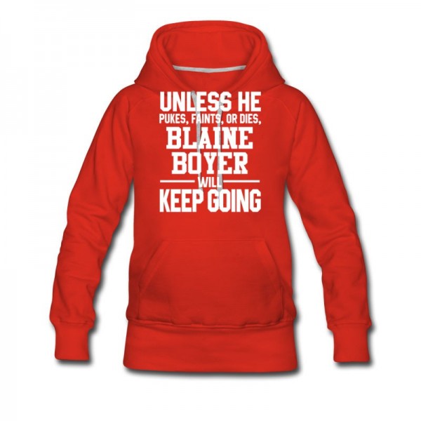 Women's Blaine Boyer Keeps On Going Unless Arizona Baseball Hoodie