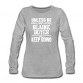 Women's Blaine Boyer Keeps On Going Unless Arizona Baseball Long T-Shirt