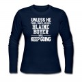 Women's Blaine Boyer Keeps On Going Unless Arizona Baseball Long T-Shirt