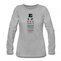 Women's blind Long T-Shirt