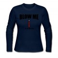 Women's BLOW ME IT'S MY BIRTHDAY Long T-Shirt