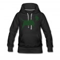 Women's Bull Terrier SIDE 1c Hoodie