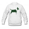 Women's Bull Terrier SIDE 1c Hoodie