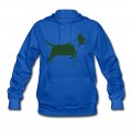 Women's Bull Terrier SIDE 1c Hoodie