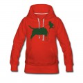 Women's Bull Terrier SIDE 1c Hoodie