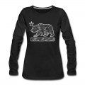 Women's California Bear Flag (Urban Camo) Long T-Shirt