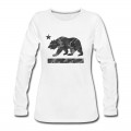 Women's California Bear Flag (Urban Camo) Long T-Shirt