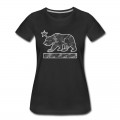 Women's California Bear Flag (Urban Camo) T-Shirt