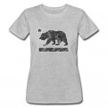 Women's California Bear Flag (Urban Camo) T-Shirt