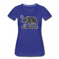 Women's California Bear Flag (Urban Camo) T-Shirt