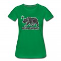 Women's California Bear Flag (Urban Camo) T-Shirt