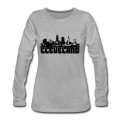 Women's Cleveland Skyline Long T-Shirt