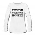 Women's Design your own Hoodie Long T-Shirt