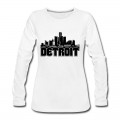 Women's Detroit Skyline Long T-Shirt