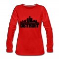 Women's Detroit Skyline Long T-Shirt