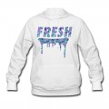 Women's Fresh Purple Camo Drips Hoodie