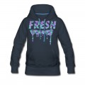 Women's Fresh Purple Camo Drips Hoodie