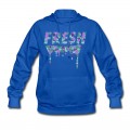 Women's Fresh Purple Camo Drips Hoodie