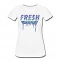 Women's Fresh Purple Camo Drips T-Shirt