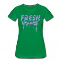 Women's Fresh Purple Camo Drips T-Shirt