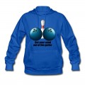 Women's Funny Bowling Humor Get Your Mind Out The Gutter Hoodie