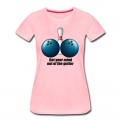 Women's Funny Bowling Humor Get Your Mind Out The Gutter T-Shirt