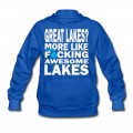 Women's Funny Great Lakes Awesome Humor Apparel Clothing Hoodie