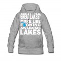 Women's Funny Great Lakes Awesome Humor Apparel Clothing Hoodie