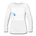 Women's Funny Great Lakes Awesome Humor Apparel Clothing Long T-Shirt