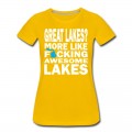 Women's Funny Great Lakes Awesome Humor Apparel Clothing T-Shirt