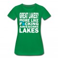 Women's Funny Great Lakes Awesome Humor Apparel Clothing T-Shirt