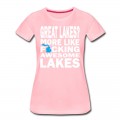 Women's Funny Great Lakes Awesome Humor Apparel Clothing T-Shirt